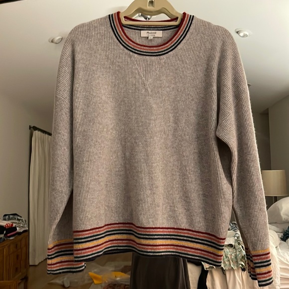 Madewell Sweaters - Madewell cashmere rainbow sweater